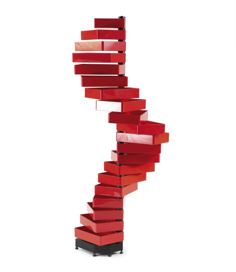 Hauptbild zu Objekt, Kommode 'Revolving Cabinet' - 'PC/15', 1970, Shiro Kuramata, Kartell, Noviglio, 140D 786