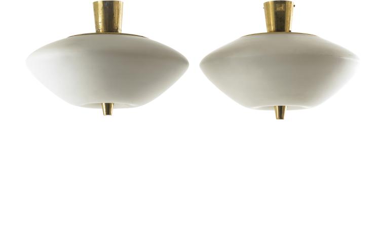 Hauptbild zu Objekt, Two ceiling lights, c. 1950, Stockman Orno Oy, Kerava, 143B 309