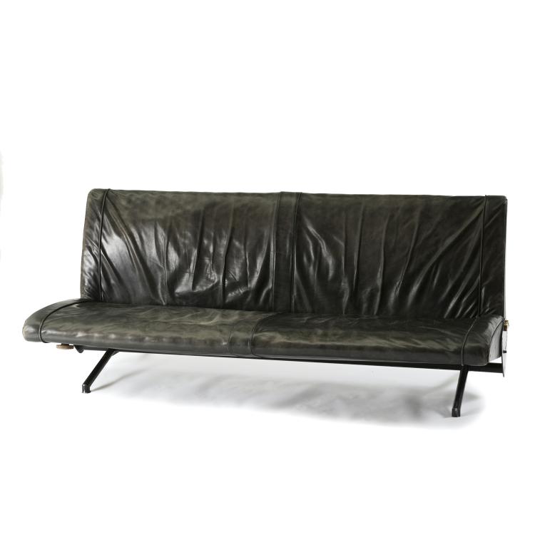 Hauptbild zu Objekt, 'D 70' couch / bed, 1954, Osvaldo Borsani, Tecno, Mailand, 140B 154