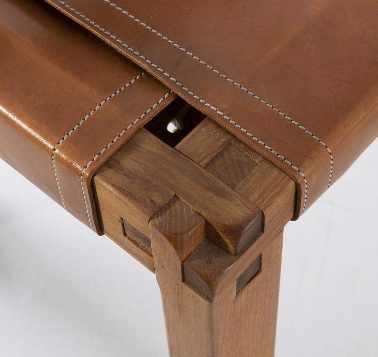 Bild 4 zu Objekt, Six 'S11' side chairs, c. 1967, Pierre Chapo, Chapo Gordes SA, Gordes, 140D 782