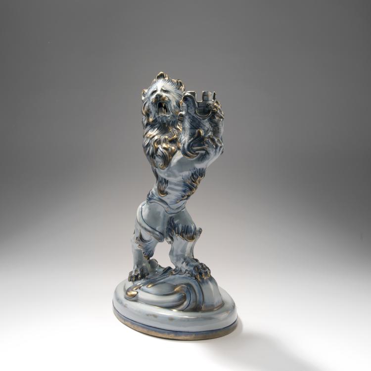 Bild 1 zu Objekt, Leuchterl&ouml;we, um 1876, Gall&eacute;, Emile, Nancy, 141A 17