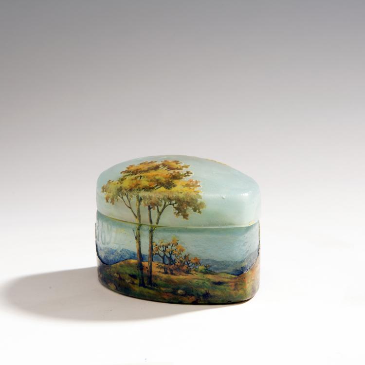 Bild 1 zu Objekt, Deckeldose 'Messidor', 1908, Daum Fr&egrave;res, Nancy, 141A 128