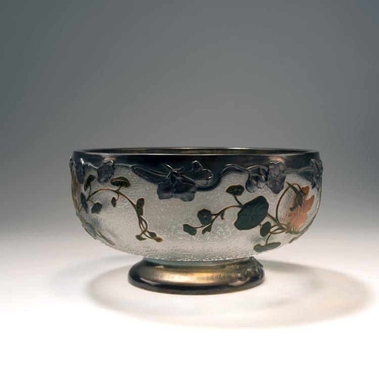 Bild 1 zu Objekt, Schale 'Capucines' mit Silbermontierung, 1898-1900, Daum Fr&egrave;res, Nancy, 141A 106