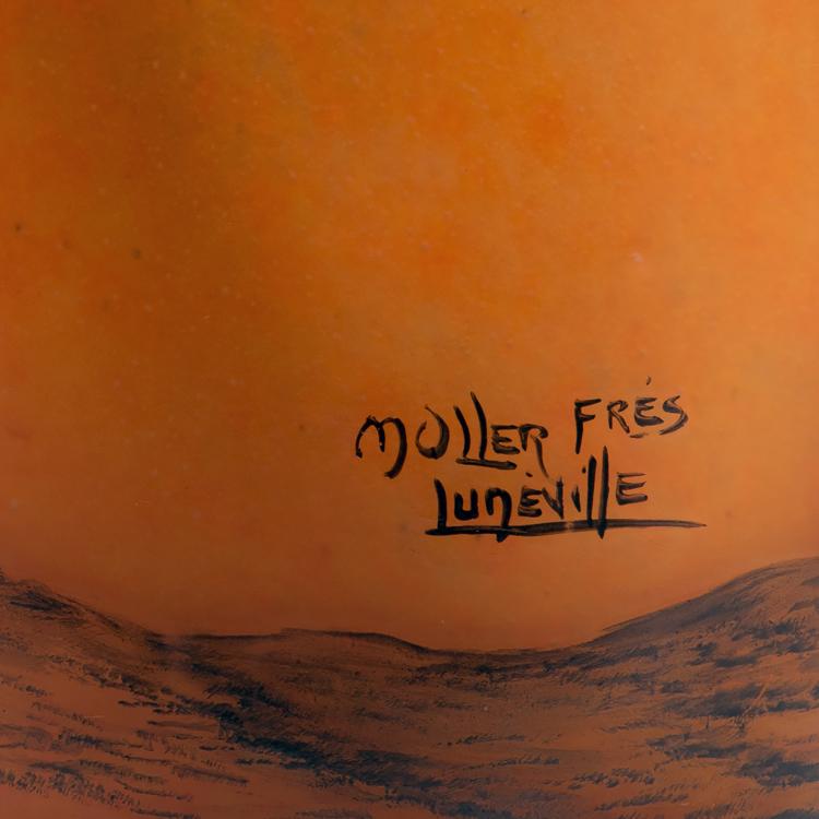 Bild 2 zu Objekt, Vase 'Souvenir de Bois-le-Pr&ecirc;tre', 1918, Muller Fr&egrave;res, Lun&eacute;ville, 141A 226