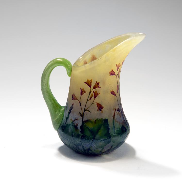 Bild 1 zu Objekt, Kleine Kanne 'Le D&eacute;sespoir du Peintre', um 1910, Daum Fr&egrave;res, Nancy, 141A 132