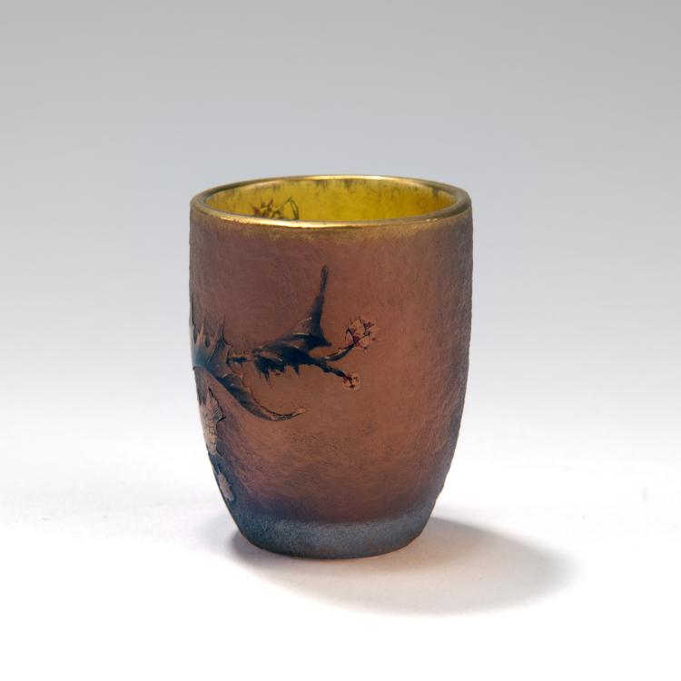 Bild 1 zu Objekt, Kleiner Becher 'Nancy 1906', Daum Fr&egrave;res, Nancy, 141A 122