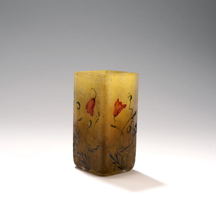Bild 1 zu Objekt, Kleine Vase 'Coquelicots', um 1900, Daum Fr&egrave;res, Nancy, 141A 114