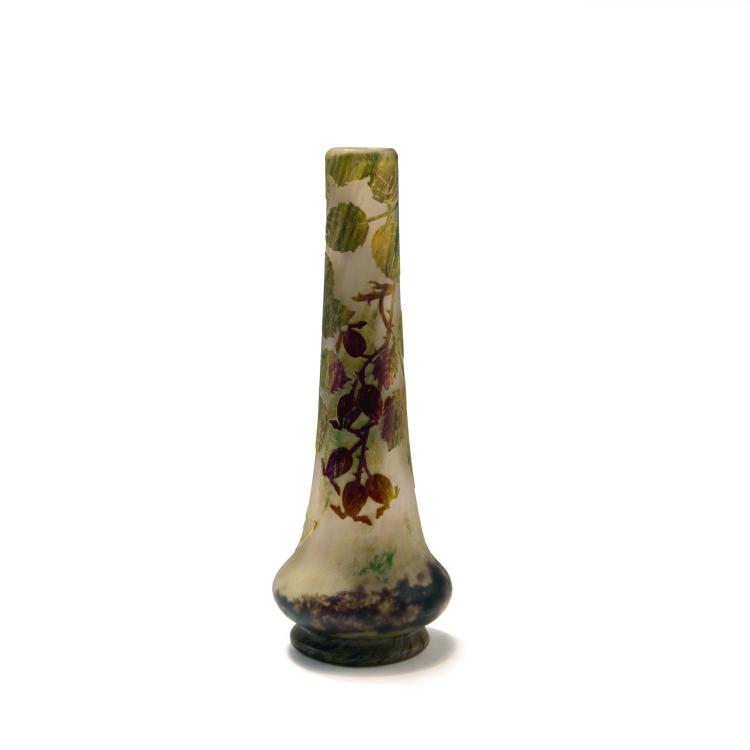Hauptbild zu Objekt, 'Eglantine' vase, c. 1910, Daum Fr&egrave;res, Nancy, 141A 133