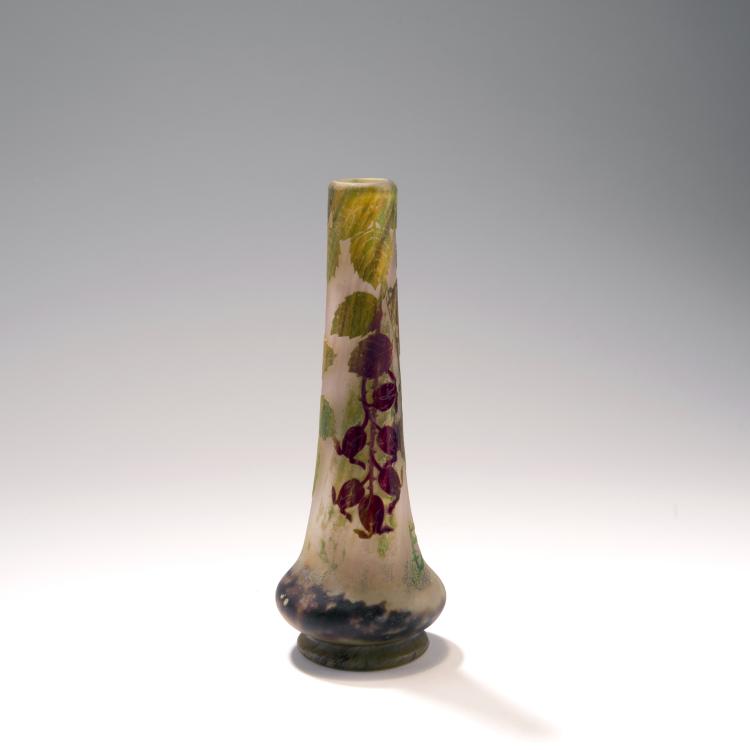 Bild 1 zu Objekt, 'Eglantine' vase, c. 1910, Daum Fr&egrave;res, Nancy, 141A 133