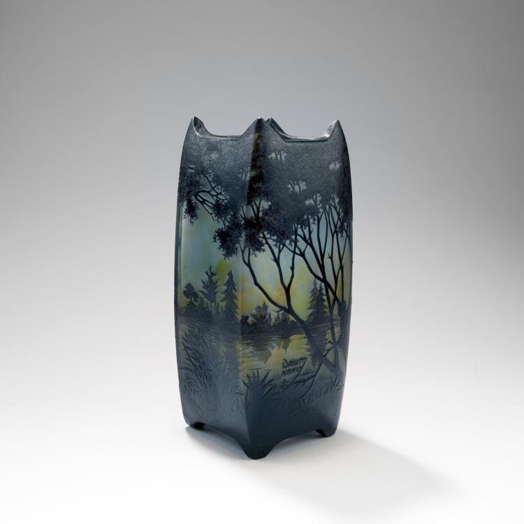 Bild 1 zu Objekt, Vase 'Paysage lacustre', 1905-10, Daum Fr&egrave;res, Nancy, 141A 116