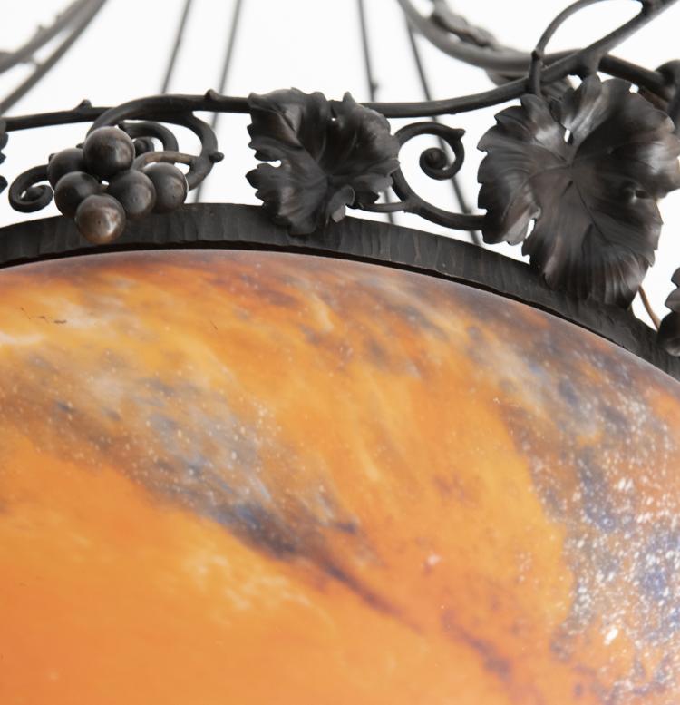 Bild 5 zu Objekt, Deckenleuchte, um 1925, Muller Fr&egrave;res, Lun&eacute;ville, 141A 228