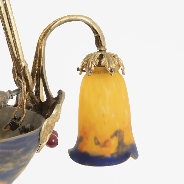 Bild 5 zu Objekt, Deckenleuchte, um 1925, Muller Fr&egrave;res, Lun&eacute;ville, 141A 230