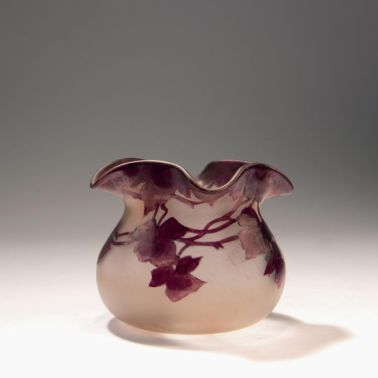 Hauptbild zu Objekt, Vase 'Lierre', 1910-15, Legras & Cie., Saint-Denis, 141A 201