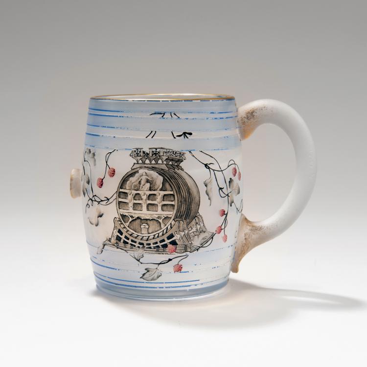 Hauptbild zu Objekt, Bierhumpen 'Foudre de Fruhinsholz', 1900, Daum Fr&egrave;res, Nancy, 141A 109