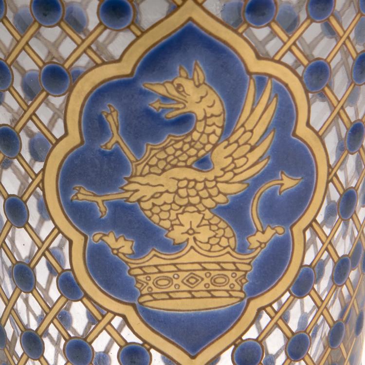 Bild 2 zu Objekt, Heraldic tumbler, 1887, Pottier, H. J., Nizza, 141A 12