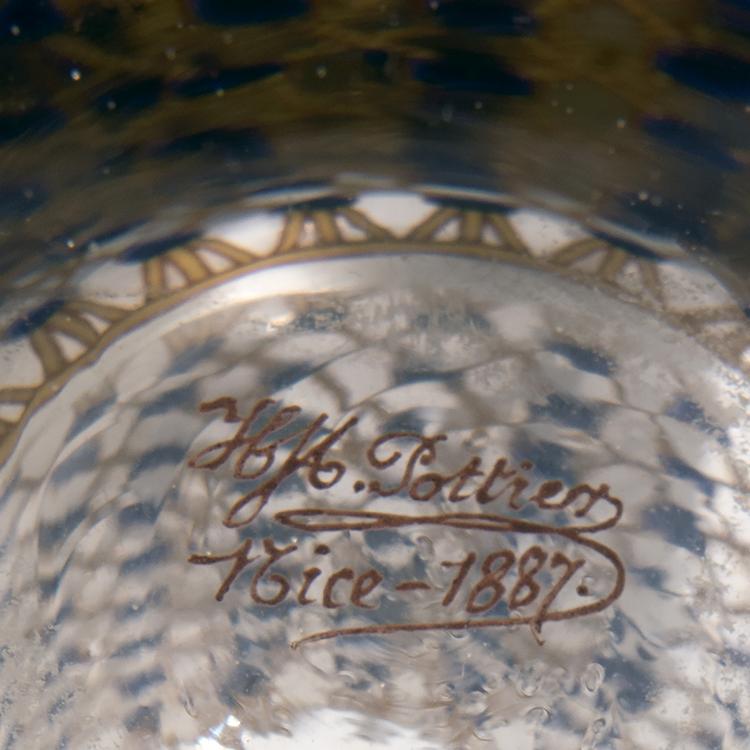 Bild 3 zu Objekt, Heraldic tumbler, 1887, Pottier, H. J., Nizza, 141A 12