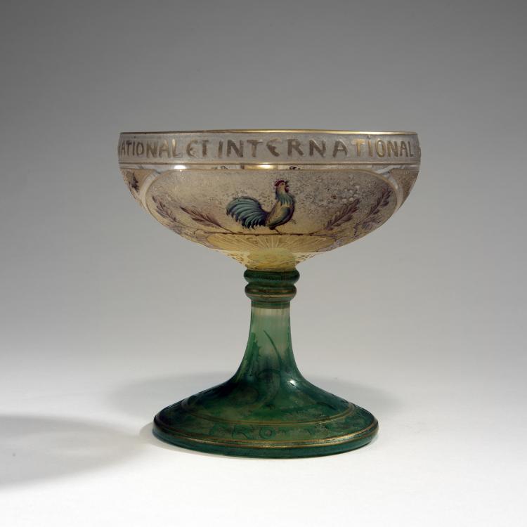 Bild 2 zu Objekt, Pokal 'XIIIe Concours National et International de Tir, Nancy 1906', Daum Fr&egrave;res, Nancy, 141A 98