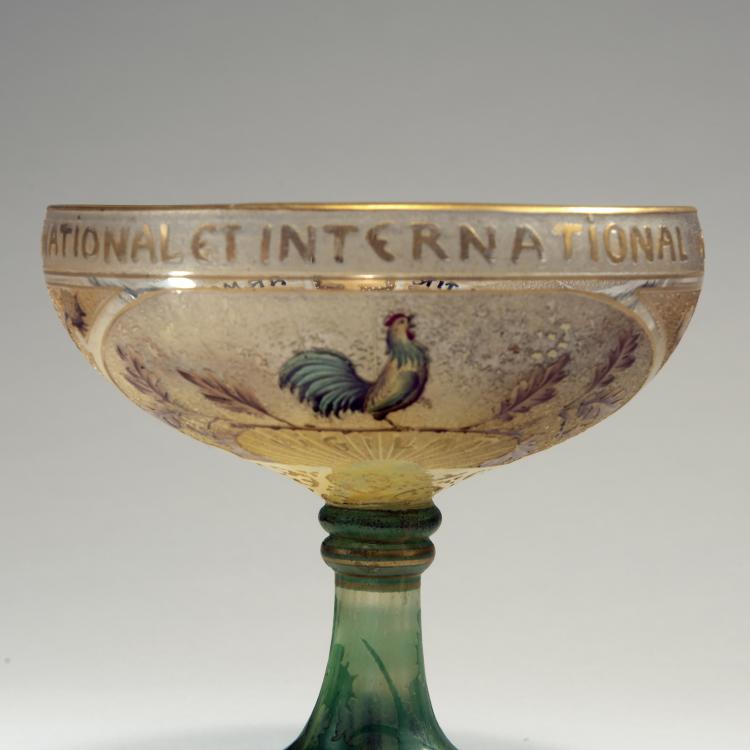 Bild 3 zu Objekt, Pokal 'XIIIe Concours National et International de Tir, Nancy 1906', Daum Fr&egrave;res, Nancy, 141A 98