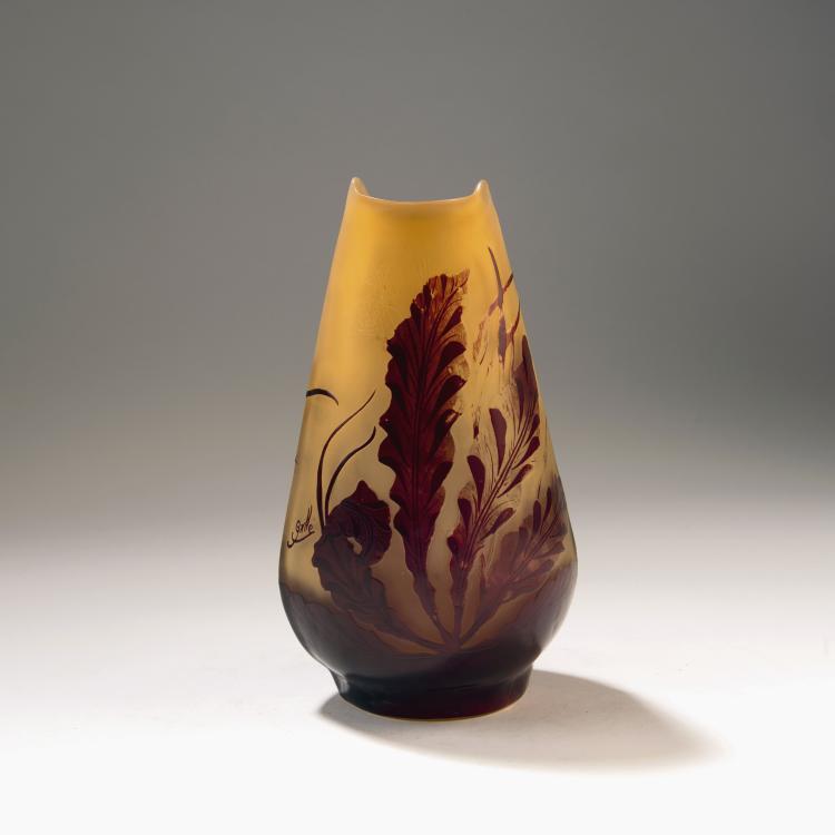 Hauptbild zu Objekt, Vase 'Algues', 1906-18, Gall&eacute;, Etablissements, Nancy, 141A 74
