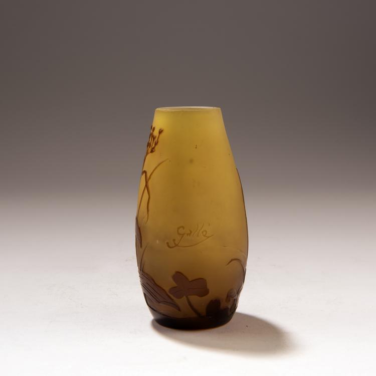 Bild 1 zu Objekt, Kleine Vase 'Orchid&eacute;es', 1906-14, Gall&eacute;, Etablissements, Nancy, 141A 69