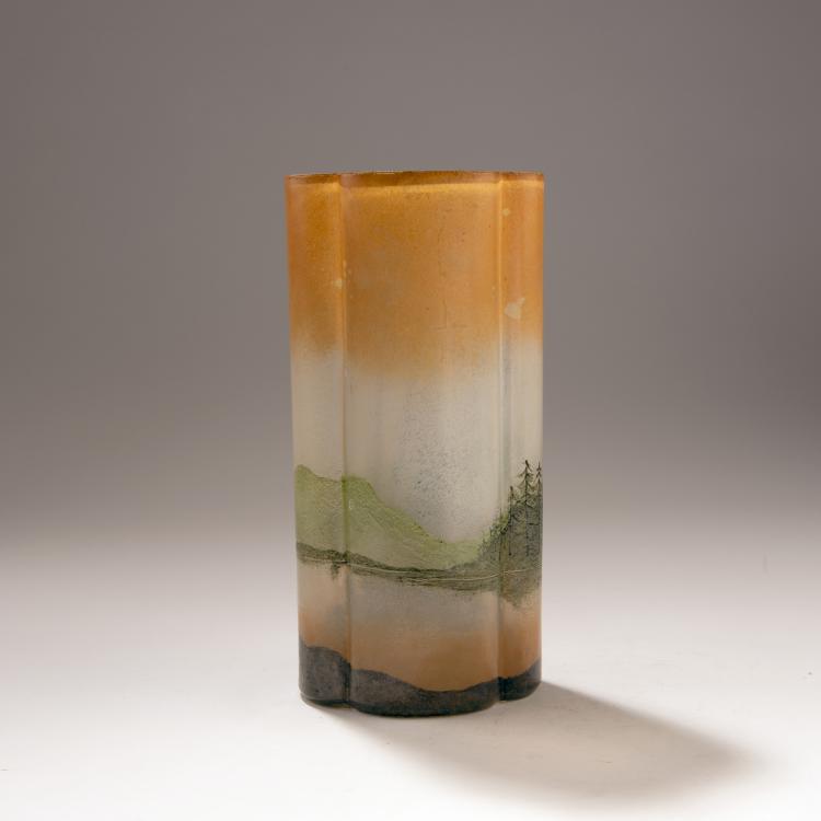 Bild 1 zu Objekt, Vase 'Paysage lacustre', 1910-15, Legras & Cie., Saint-Denis, 141A 202