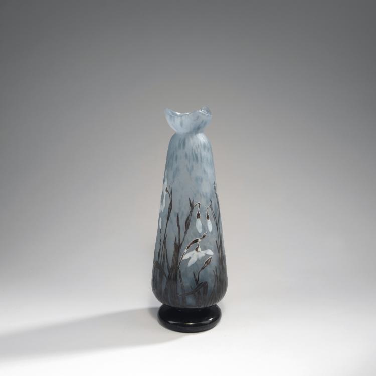 Hauptbild zu Objekt, Vase 'Perce-neige', 1904, Daum Fr&egrave;res, Nancy, 141A 90