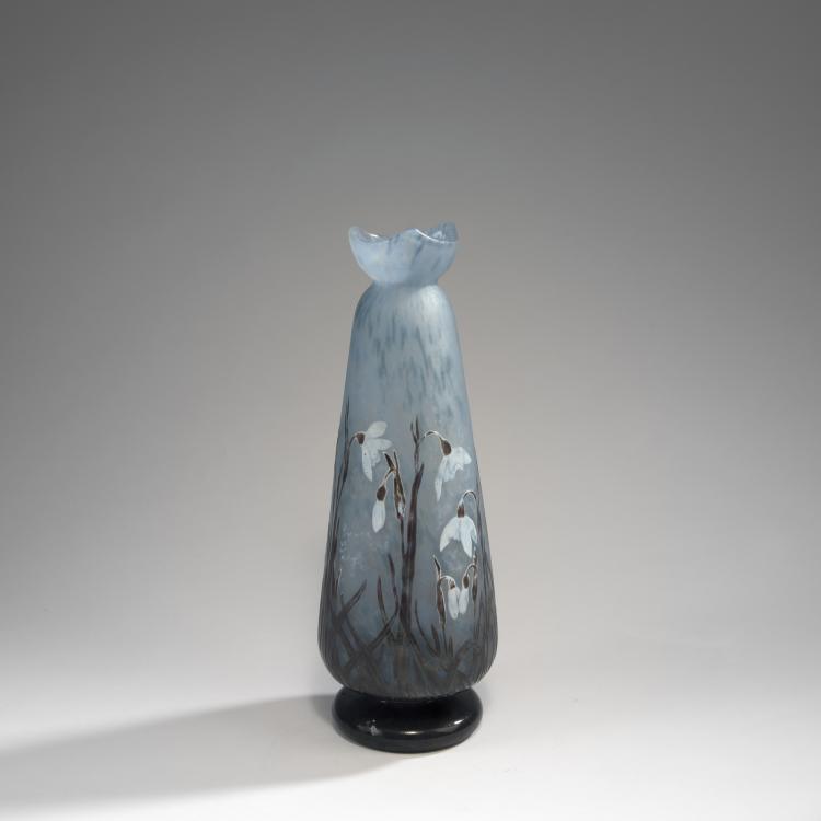 Bild 1 zu Objekt, Vase 'Perce-neige', 1904, Daum Fr&egrave;res, Nancy, 141A 90