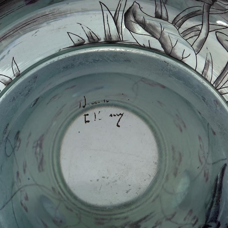 Bild 3 zu Objekt, Henkelvase 'Cigognes', 1895, Daum Fr&egrave;res, Nancy, 141A 87