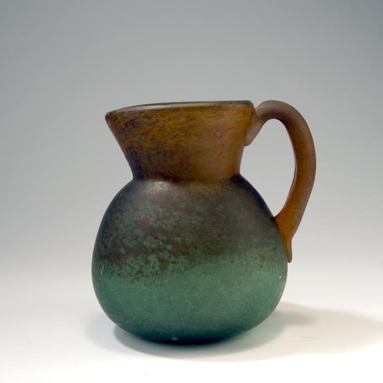 Hauptbild zu Objekt, Jug, c. 1910, Georges de Feure, Daum Fr&egrave;res, Nancy, 141A 135