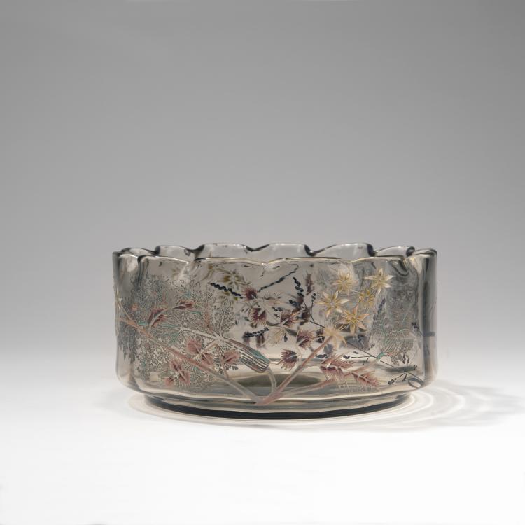 Hauptbild zu Objekt, Schale 'Cerfeuil h&eacute;riss&eacute;', 1889-95, Gall&eacute;, Emile, Nancy, 141A 34