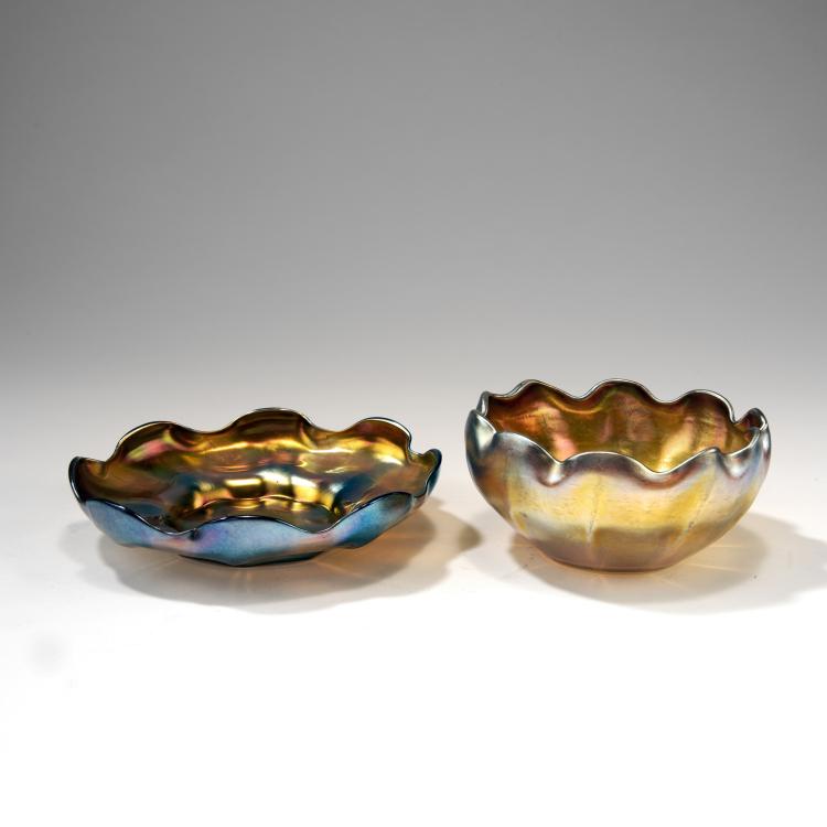 Bild 1 zu Objekt, Finger bowl with saucer, c. 1905, Tiffany, L. C., New York, 141A 152