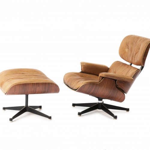 Lounge chair '670' with ottoman '671', 1956