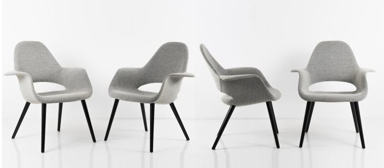 Hauptbild zu Objekt, Four 'Organic' armchairs, 1940, Vitra Design, Weil am Rhein, 140D 677