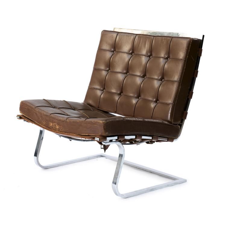 Hauptbild zu Objekt, Sessel 'Villa Tugendhat' - '256', 1927, Ludwig Mies van der Rohe, Knoll International, New York??, 140D 667