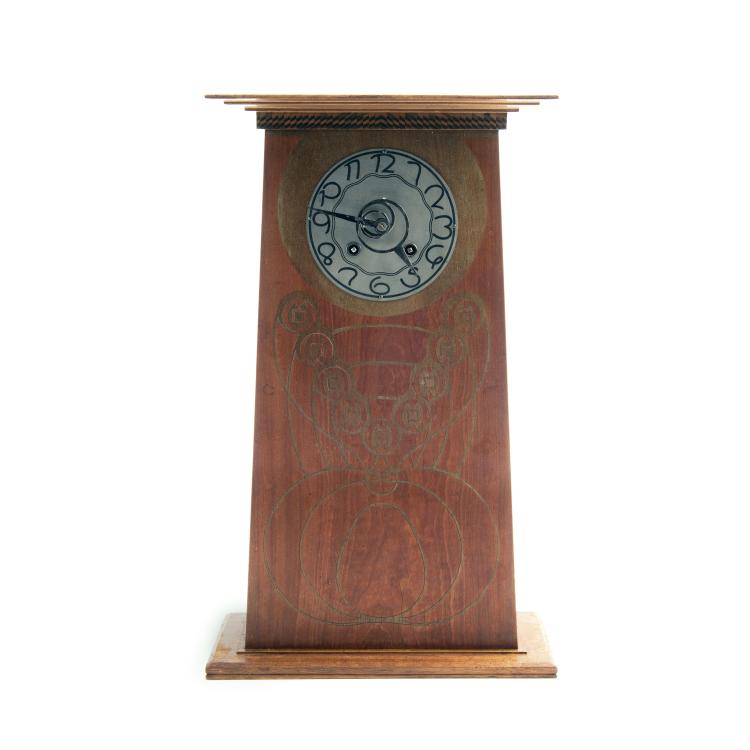 Hauptbild zu Objekt, Mantleclock, c. 1903, Christian Ferdinand Morawe, Vereinigte Werkst&auml;tten, M&uuml;nchen, 141C 573