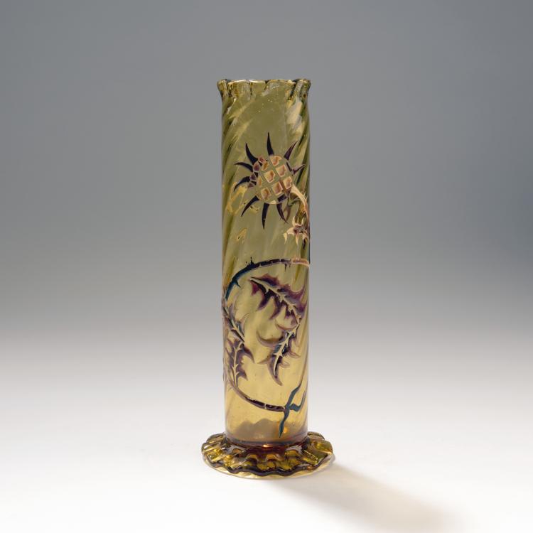 Hauptbild zu Objekt, Vase 'Chardons et Croix de Lorraine', um 1884, Gall&eacute;, Emile, Nancy, 141A 25
