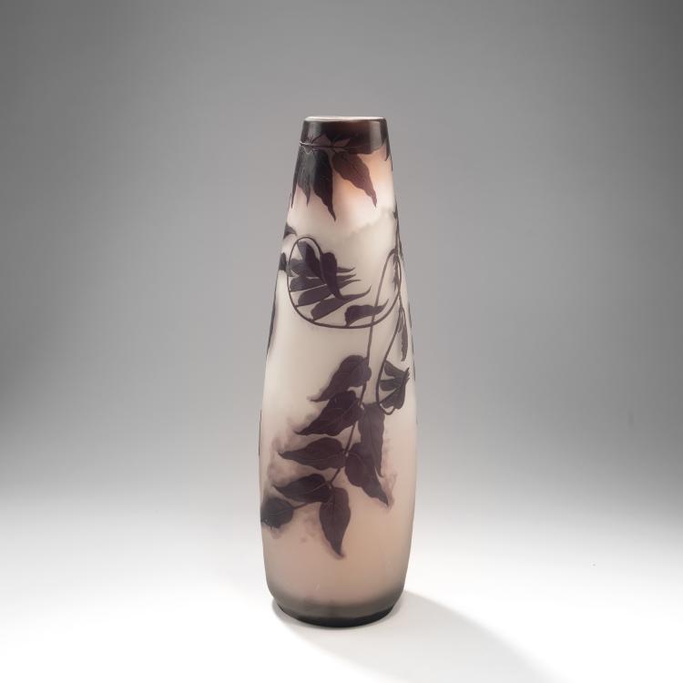 Bild 1 zu Objekt, Gro&szlig;e Vase 'Glycines', 1905-08, Gall&eacute;, Etablissements, Nancy, 141A 67