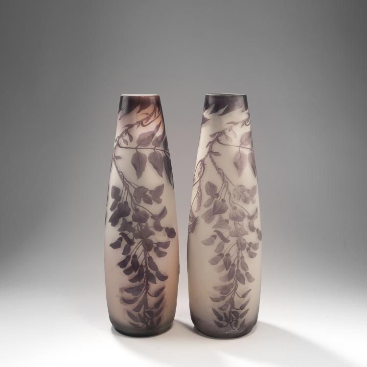 Bild 3 zu Objekt, Gro&szlig;e Vase 'Glycines', 1905-08, Gall&eacute;, Etablissements, Nancy, 141A 67