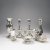 Mixed lot of silvered glass, 2nd half of the 19th century