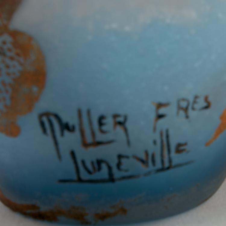 Bild 2 zu Objekt, Vase 'les Papillons de Nuit', um 1925, Muller Fr&egrave;res, Lun&eacute;ville, 141A 231