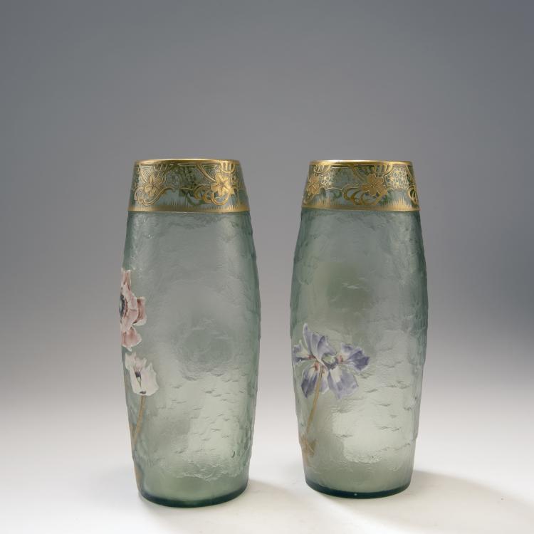 Bild 1 zu Objekt, Paar Vasen 'Pavots', 1900, Legras & Cie., Saint-Denis, 141A 205