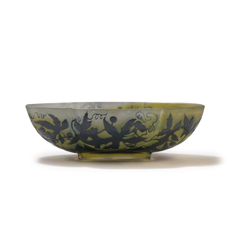 Bild 1 zu Objekt, Schale 'Vigne vierge', 1906-14, Gall&eacute;, Etablissements, Nancy, 141A 71