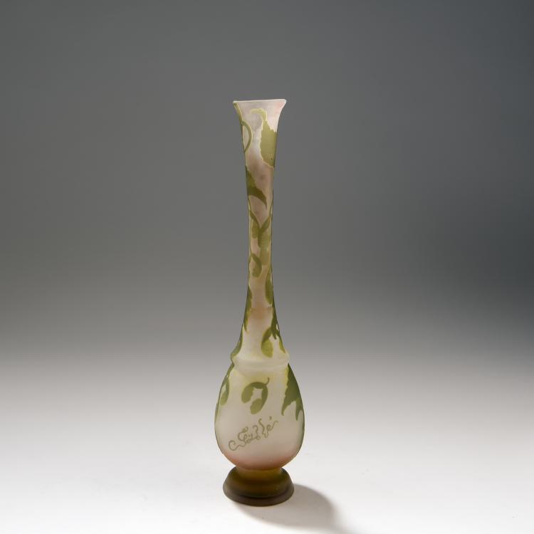 Bild 1 zu Objekt, Vase 'Erable &agrave; feuilles de fr&ecirc;ne', 1902-03, Gall&eacute;, Emile, Nancy, 141A 60