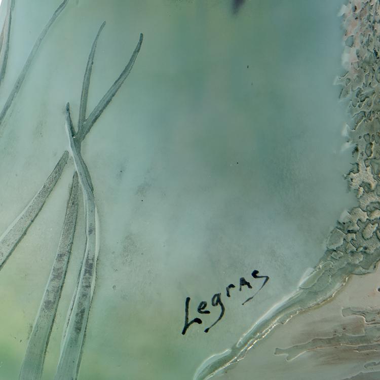 Bild 2 zu Objekt, Paar Vasen 'Paysage lacustre', 1910-15, Legras & Cie., Saint-Denis, 141A 203