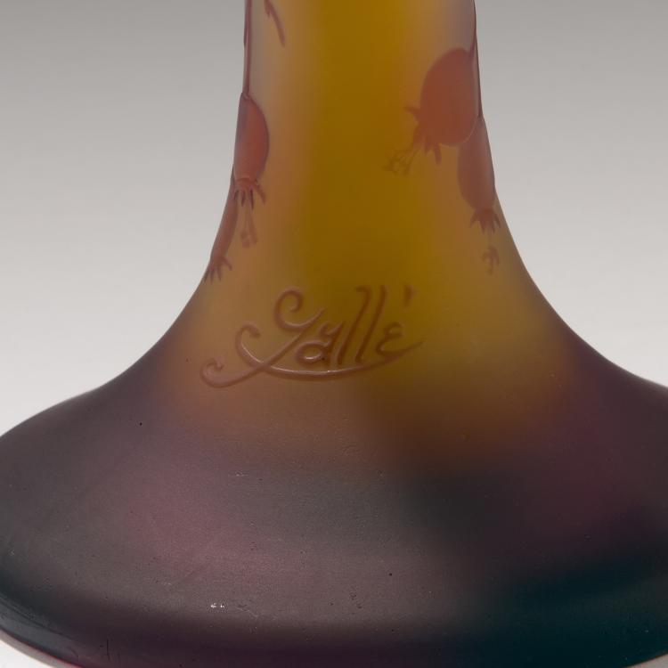 Bild 2 zu Objekt, Vase 'Groseilles', 1906-14, Gall&eacute;, Etablissements, Nancy, 141A 72