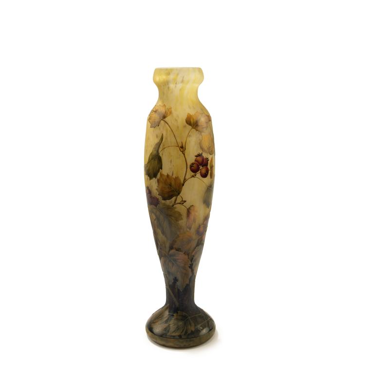 Hauptbild zu Objekt, 'Pomme d'api' vase, 1905-10, Daum Fr&egrave;res, Nancy, 141A 119