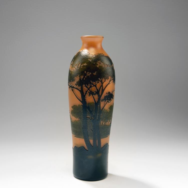 Hauptbild zu Objekt, Landschaftsvase, 1918-25, Rigot, Edmund, Wadgassen, 141A 238