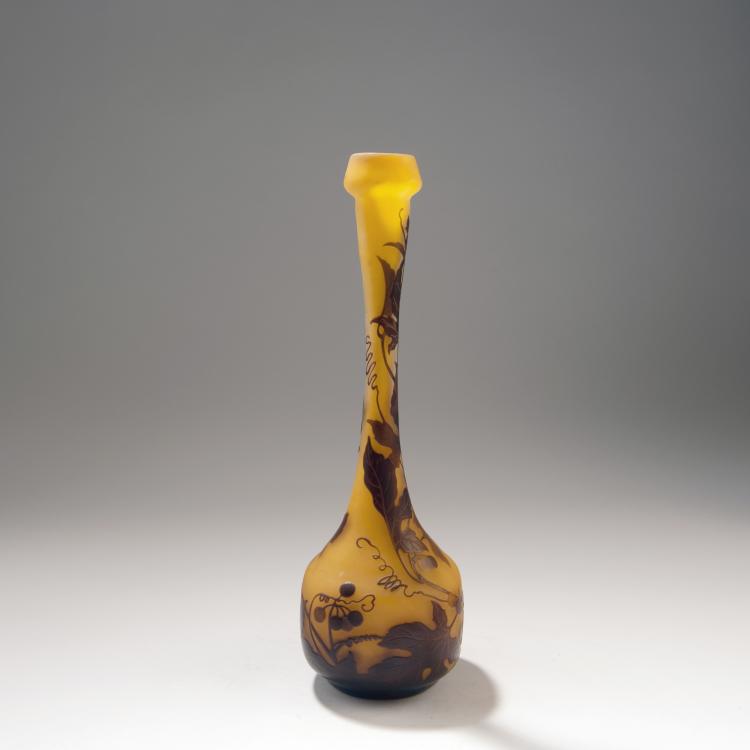 Hauptbild zu Objekt, Vase 'Vigne', 1908-18, Gall&eacute;, Etablissements, Nancy, 141A 80