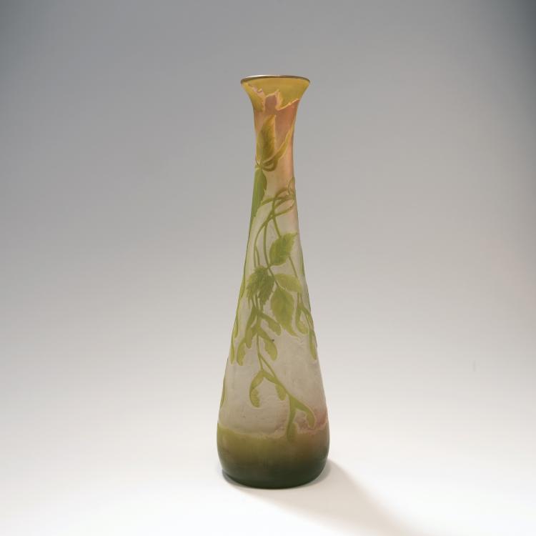 Hauptbild zu Objekt, Vase 'Erable &agrave; feuilles de fr&ecirc;ne', 1902-03, Gall&eacute;, Emile, Nancy, 141A 61