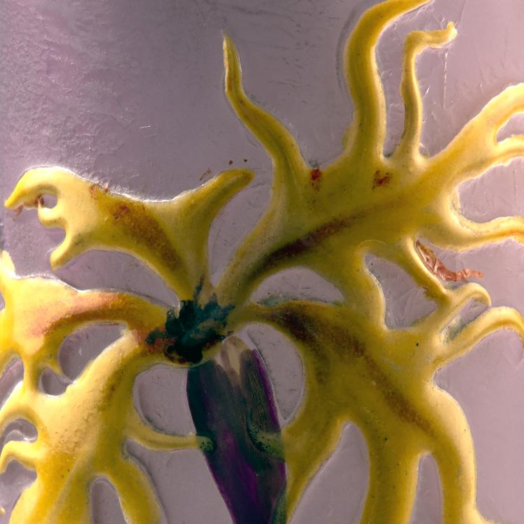 Bild 2 zu Objekt, Stangenvase 'Centaur&eacute;e', 1915-20, Muller Fr&egrave;res, Croismare, 141A 225